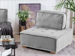 Beliani Sohvan Osa 1-Istuttava Harmaa Tibro Best