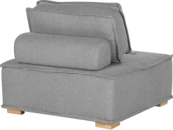 Beliani Sohvan Osa 1-Istuttava Harmaa Tibro Best