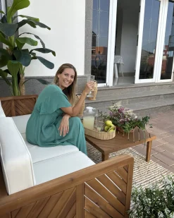 Beliani Sohvapoyta Akaasia Vaalea Puu Baratti Cheap