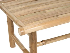 Beliani Sohvapoyta Bambu Vaalea Puu Todi Shop