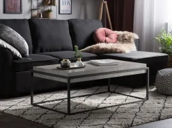 Beliani Sohvapoyta Harmaa Altos Store