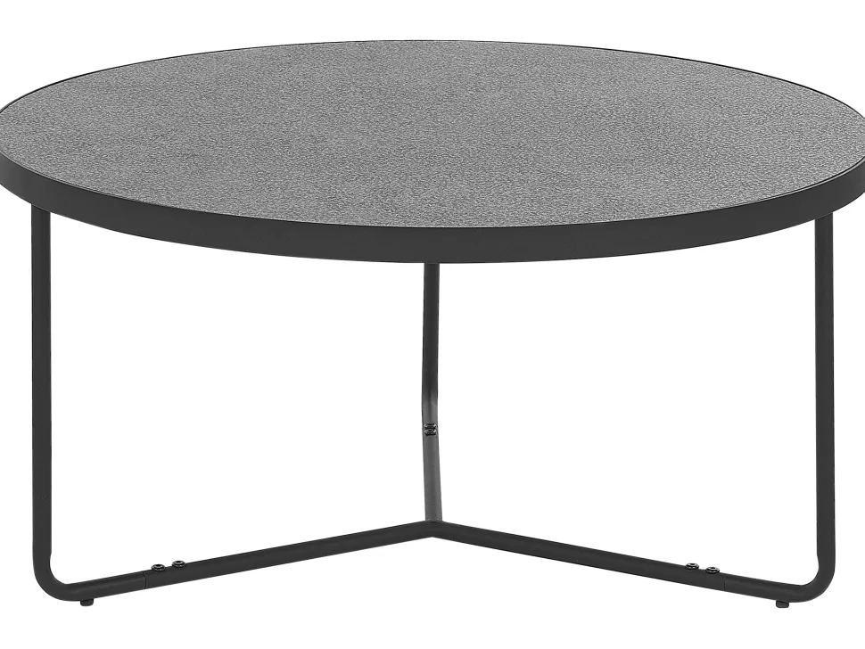 Beliani Sohvapoyta Iso Harmaa/Musta Melody Discount