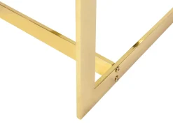 Beliani Sohvapoyta Lasitasolla Metalli Kulta Crystal Outlet