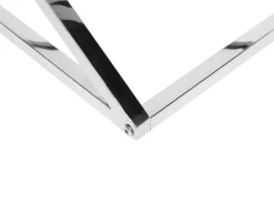 Beliani Sohvapoyta Lasitasolla Rosteri Hopea Beverly Fashion