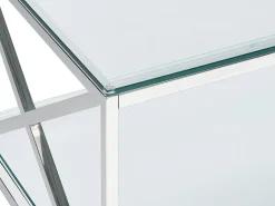 Beliani Sohvapoyta Lasitasolla Ruostumaton Teras Hopea Audet Clearance