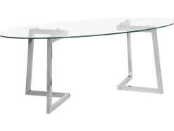 Beliani Sohvapoyta Lasitasolla Teras Hopea Fresno Discount