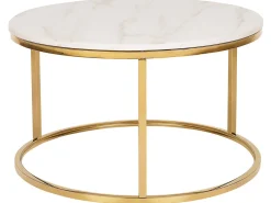 Beliani Sohvapoyta Marmorikuvio Beige/Kulta Coral Outlet