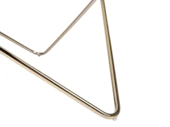 Beliani Sohvapoyta Metalli Marmorikuvio Valkoinen/Kulta Meridian Ii Flash Sale