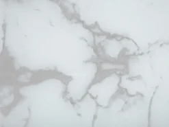 Beliani Sohvapoyta Metalli Marmorikuvio Valkoinen/Hopea Meridian Ii Hot