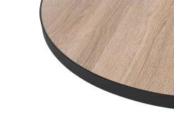 Beliani Sohvapoyta Pieni Vaalea Puu/Musta Melody Discount