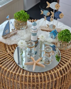 Beliani Sohvapoyta Rottinki Luonnonvari Limni Hot