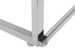 Beliani Sohvapoyta Ruostumaton Teras Marmorikuvio Valkoinen/Hopea Emporia Shop