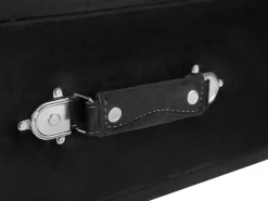 Beliani Sohvapoyta Sametti 2 Laatikkoa Musta Amtrak Cheap