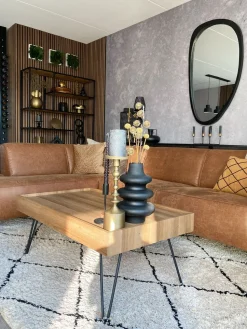 Beliani Sohvapoyta Tumma Puu Welton Best Sale