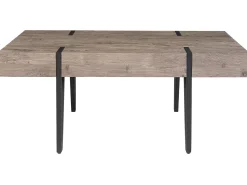 Beliani Sohvapoyta Tumma Puu/Musta Adena Best Sale