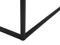 Beliani Sohvapoyta Vaalea Puu/Musta Delano Shop