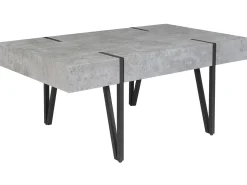 Beliani Sohvapoyta Vaaleanharmaa/Musta Adena Online