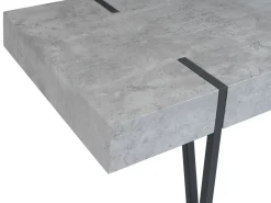 Beliani Sohvapoyta Vaaleanharmaa/Musta Adena Online