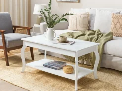 Beliani Sohvapoyta Valkoinen Hartford Fashion