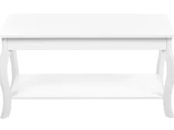 Beliani Sohvapoyta Valkoinen Hartford Fashion