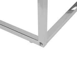 Beliani Sohvapoytasetti Rosteri Marmorikuvio Valkoinen/Hopea 2 Kpl Brea Cheap