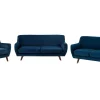 Beliani Sohvaryhma Samettinen Sininen Bodo Discount