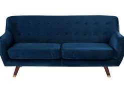 Beliani Sohvaryhma Samettinen Sininen Bodo Discount