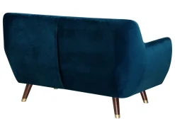 Beliani Sohvaryhma Samettinen Sininen Bodo Discount