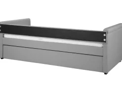 Beliani Sohvasanky Kangas Lisavuode Vaaleanharmaa 80 X 200 Cm Libourne Fashion