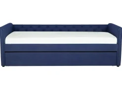 Beliani Sohvasanky Kangas Lisavuode Laivastonsininen 90 X 200 Cm Libourne Shop