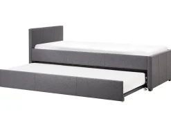 Beliani Sohvasanky Kangas Lisavuode Tummanharmaa 90 X 200 Cm Marmande Flash Sale