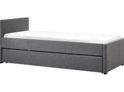 Beliani Sohvasanky Kangas Lisavuode Tummanharmaa 90 X 200 Cm Marmande Flash Sale