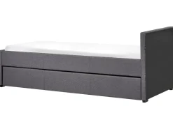 Beliani Sohvasanky Kangas Lisavuode Tummanharmaa 90 X 200 Cm Marmande Flash Sale