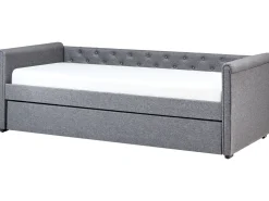 Beliani Sohvasanky Kangas Lisavuode Tummanharmaa 90 X 200 Cm Libourne Sale