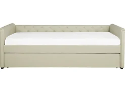 Beliani Sohvasanky Kangas Lisavuode Beige 80 X 200 Cm Libourne Store