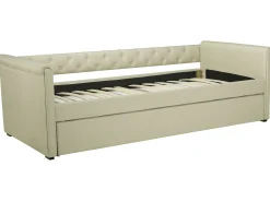 Beliani Sohvasanky Kangas Lisavuode Beige 80 X 200 Cm Libourne Store