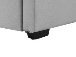 Beliani Sohvasanky Kangas Lisavuode Vaaleanharmaa 80 X 200 Cm Marmande Discount