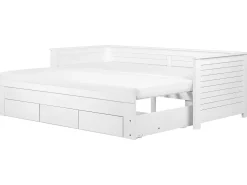 Beliani Sohvasanky Levitettava Säilytystila Valkoinen 90/180 X 200 Cm Cahors Online