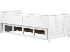 Beliani Sohvasanky Levitettava Säilytystila Valkoinen 90/180 X 200 Cm Cahors Online