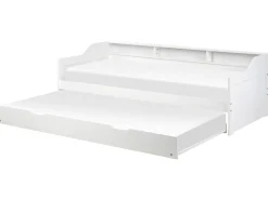 Beliani Sohvasanky Manty Lisavuode Valkoinen 90 X 200 Cm Edern Cheap