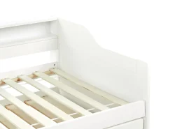 Beliani Sohvasanky Manty Lisavuode Valkoinen 90 X 200 Cm Edern Cheap