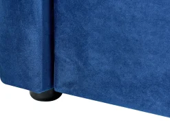 Beliani Sohvasanky Sametti Lisavuode Laivastonsininen 90 X 200 Cm Montargis Online