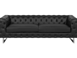 Beliani Sohvasetti Musta Vissland New