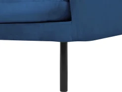 Beliani Sohvasetti Tummansininen Sametti 4-Istuttava Vinterbro Best Sale