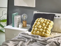 Beliani Solmutyyny 30 X 30 Cm Keltainen Sirali Store