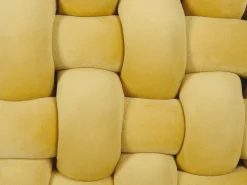 Beliani Solmutyyny 30 X 30 Cm Keltainen Sirali Store