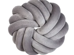 Beliani Solmutyyny 30 X 30 Cm Samettinen Harmaa Kimalteella Akola Best