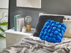 Beliani Solmutyyny 30 X 30 Cm Sininen Sirali Shop