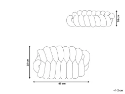 Beliani Solmutyyny 45 X 25 Cm Vihrea Panara Clearance