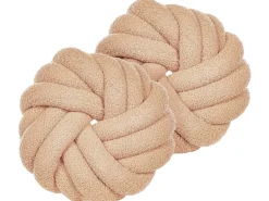 Beliani Solmutyyny Buklee Vaalea Beige 31 X 31 Cm 2 Kpl Akola Discount